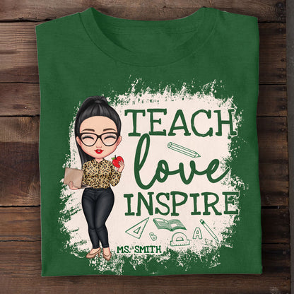 Teach Love Inspire - Personalized T-Shirt TC2DTN78
