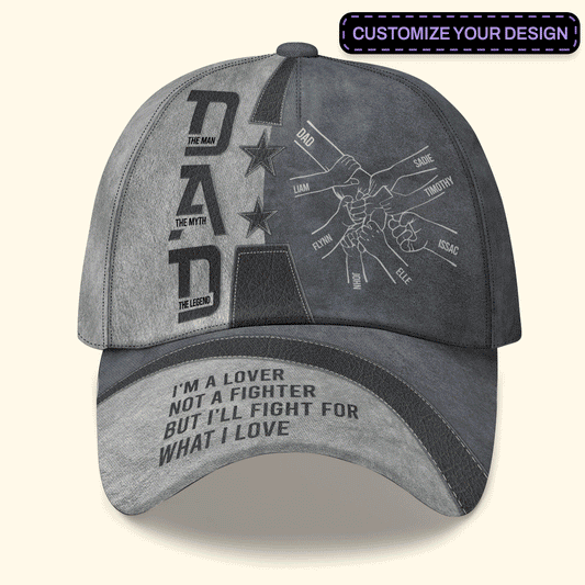 Dad The Man The Myth The Legend - Personalized Classic Cap TCCCN38