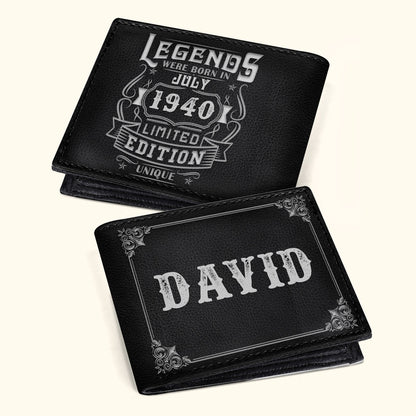 Legends - Personalized Folded Wallet For Men TCLFWHA12