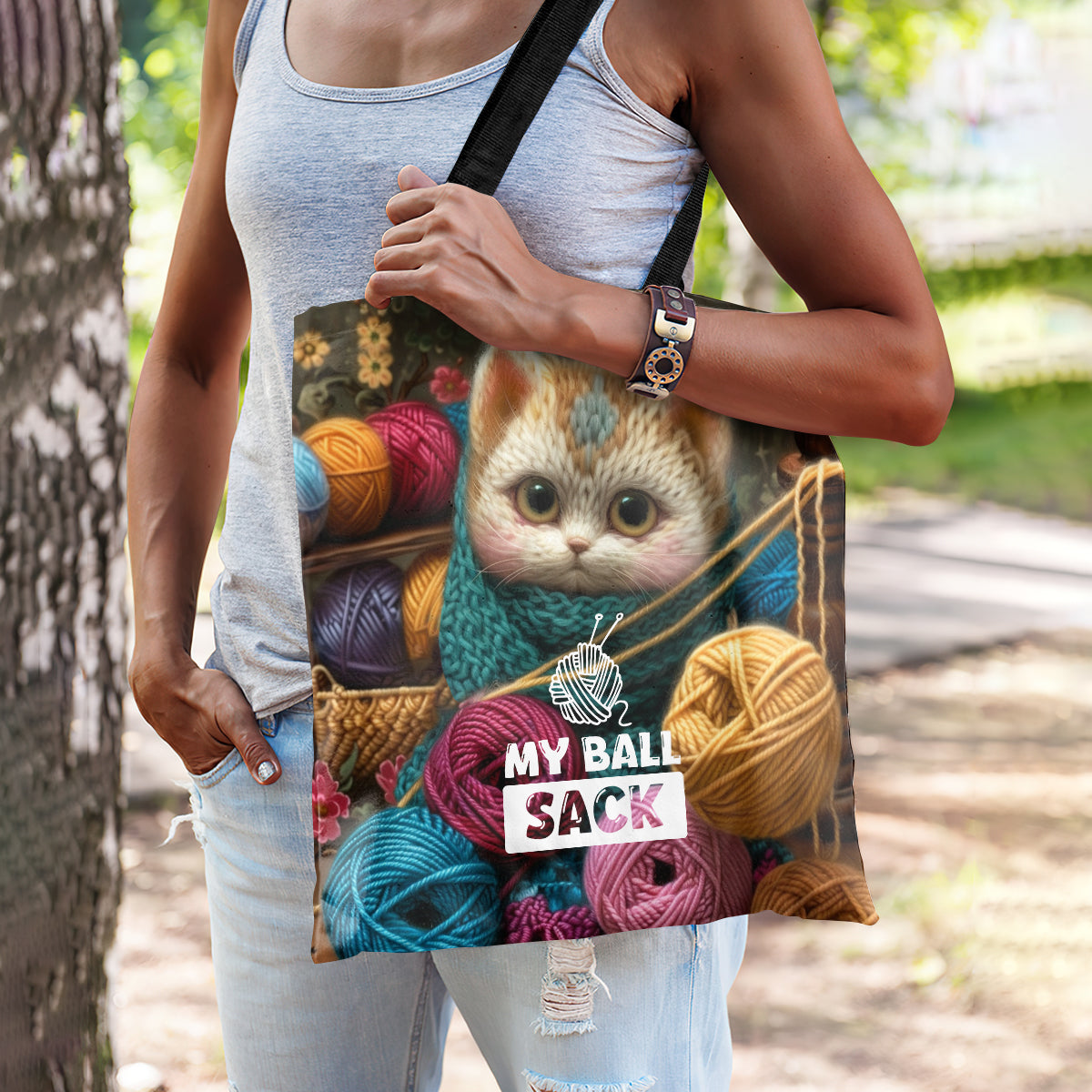 My Ball Sack  - Personalized Tote Bag TCT533