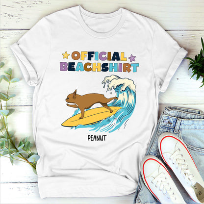 Official Beachshirt/ Yogashirt/ Walking Shirt - Personalized Tshirt TC2DTHN30