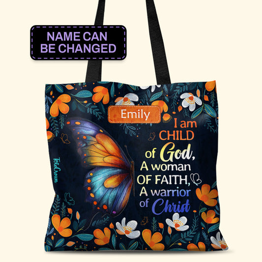 A Child Of God - Personalized Tote Bag TCHN01