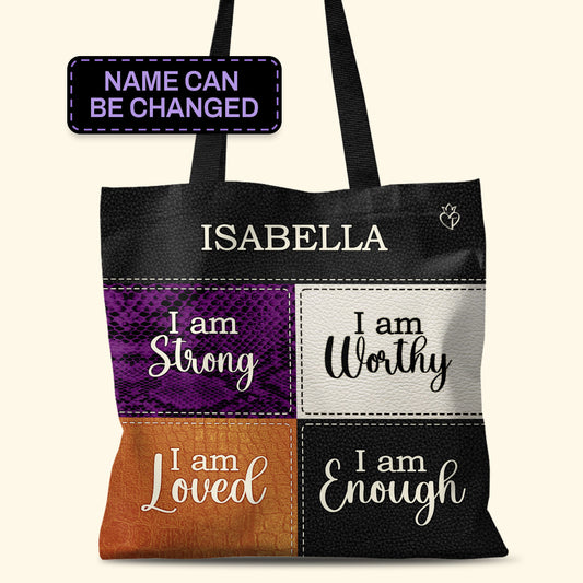 I Am Loved - Personalized Tote Bag TCHN03