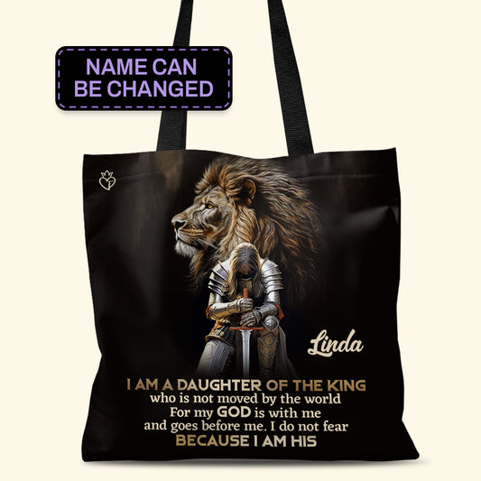 A Daughter Of The King - Personalized Tote Bag TCHN06