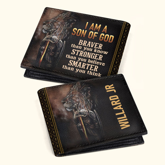 Son Of God - Personalized Folded Wallet For Men TCLFWM1027