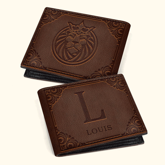 Alphabet - Personalized Folded Wallet For Men TCLFWM1026