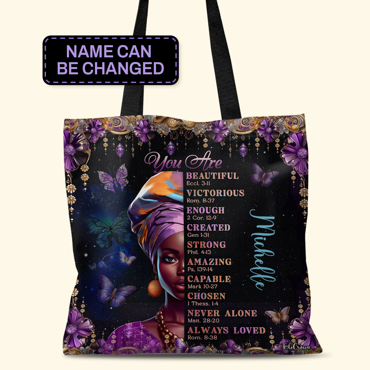 You Are Beautiful - Personalized Tote Bag TCM01