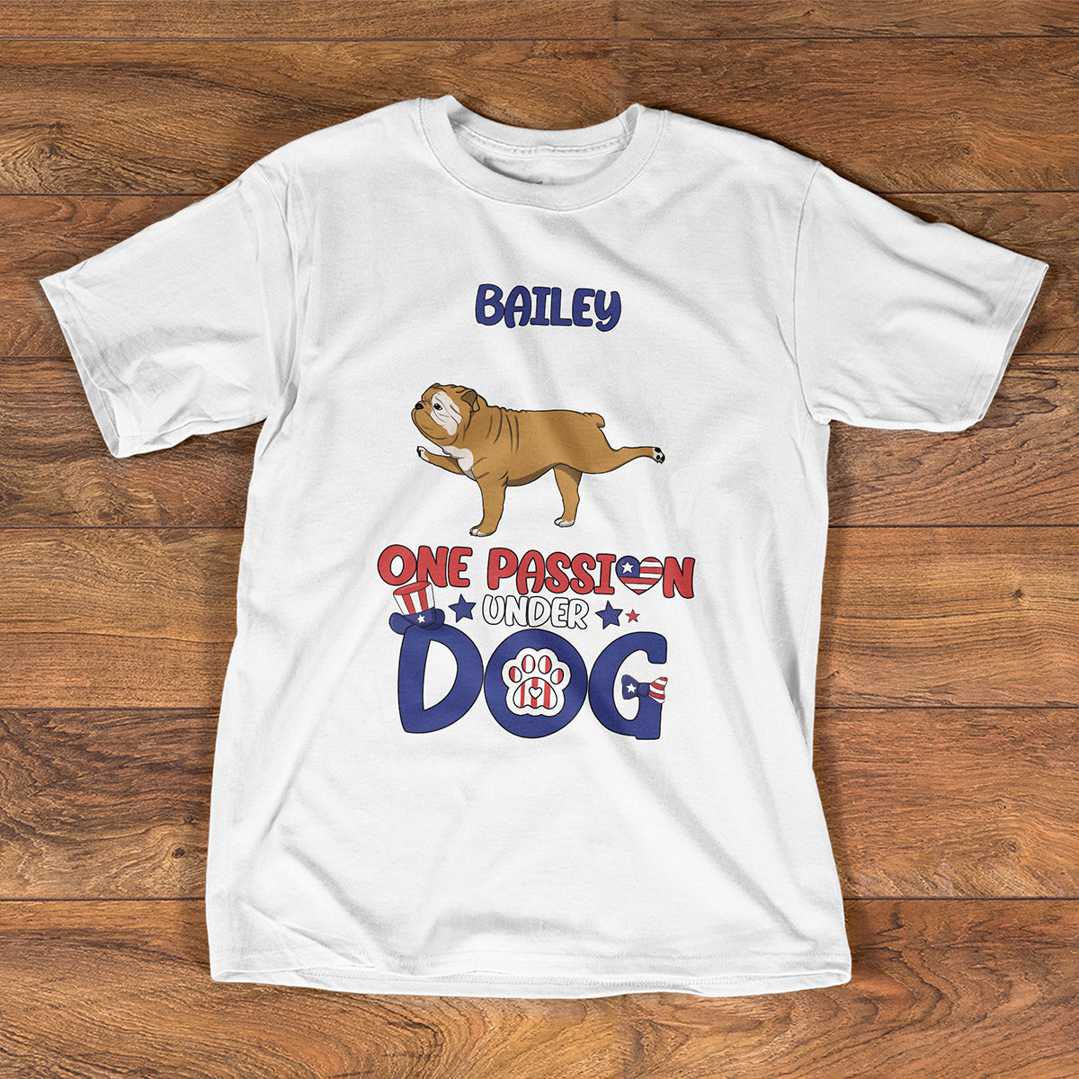 One Passion Under Dog - Personalized Tshirt TC2DTHN47