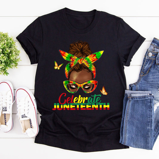 Celebrate Juneteenth - Personalized Girl - Tshirt TC2DTHN24