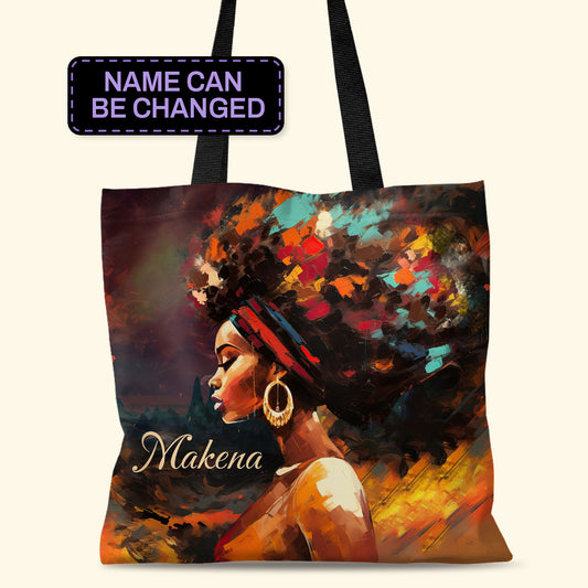 Beautiful Woman - Personalized Tote Bag TCM16