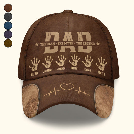 Dad The Man The Myth The Legend - Personalized Classic Cap TCCCHN16