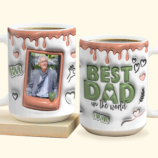 Best Dad In The World - Personalized Ceramic Coffe Mug TCCCMM1020