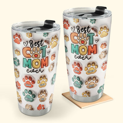 Best Cat Mom 20oz, 30oz, 40oz Personalized Tumbler TCSSTH848