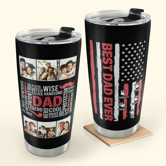 Dad Hero Handsome 20oz, 30oz, 40oz Personalized Tumbler TCSSTT44