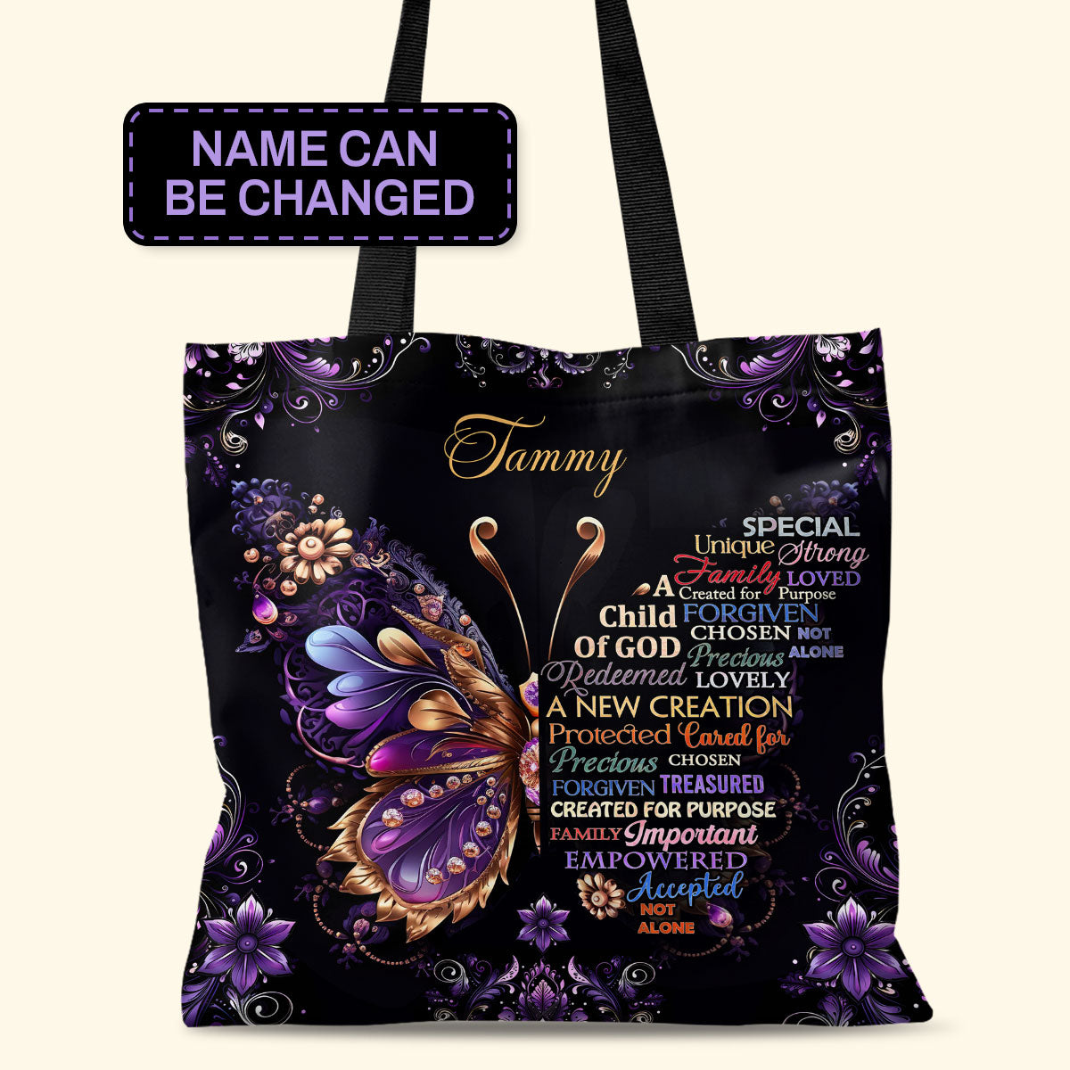 A Child Of God  - Personalized Tote Bag TCM11