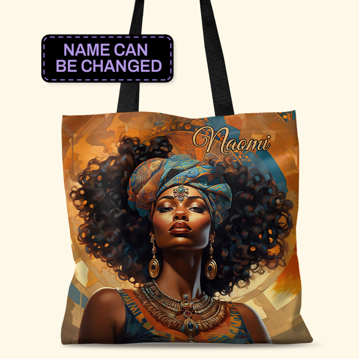 Beautiful Woman - Personalized Tote Bag TCM21