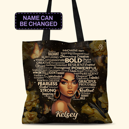 I Am Strong - Personalized Tote Bag TCH09