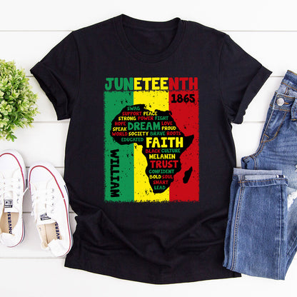Juneteenth 1865 - Personalized Name - Tshirt TC2DTHN23