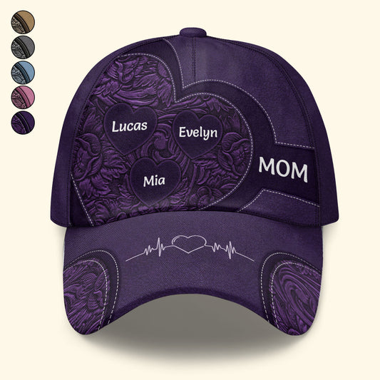 Family Heartbeat - Personalized Classic Cap TCCCHN20