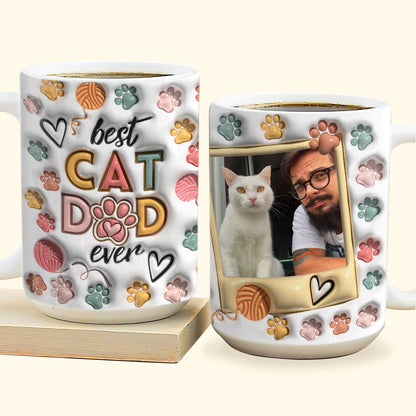 Best Cat Dad - Personalized Ceramic Coffe Mug TCCCMN11