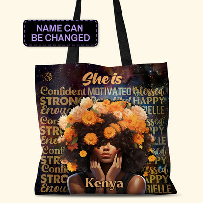 She Is - Personalized Tote Bag TCH11