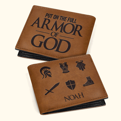 Armor Of God - Personalized Folded Wallet For Men TCLFWH862