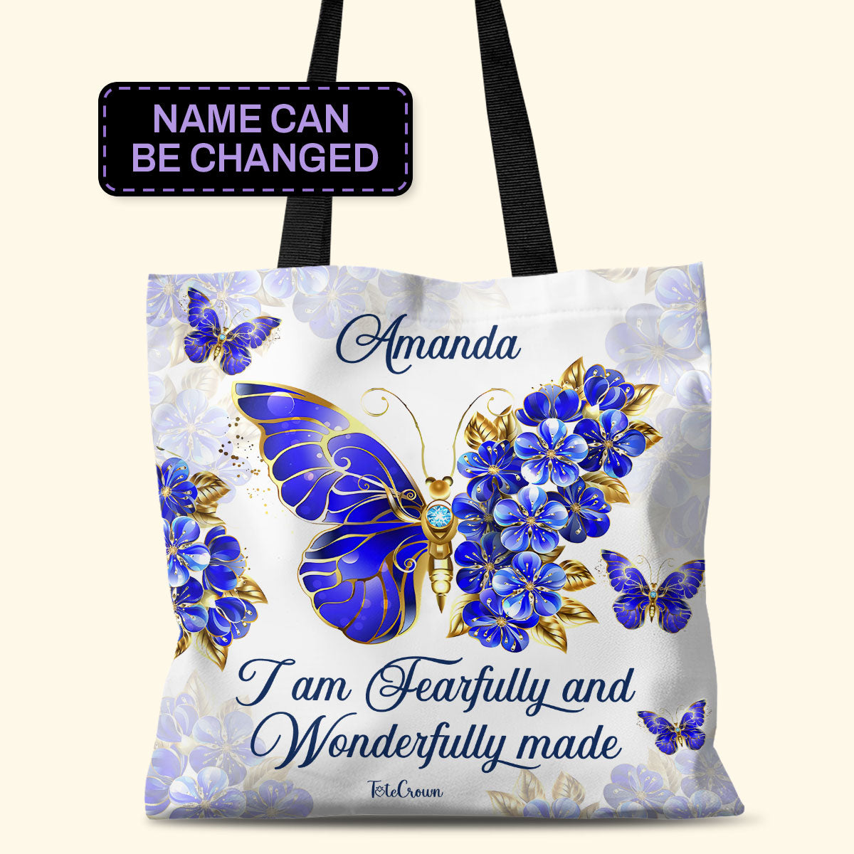 I Am Fearfully - Personalized Tote Bag TCH03