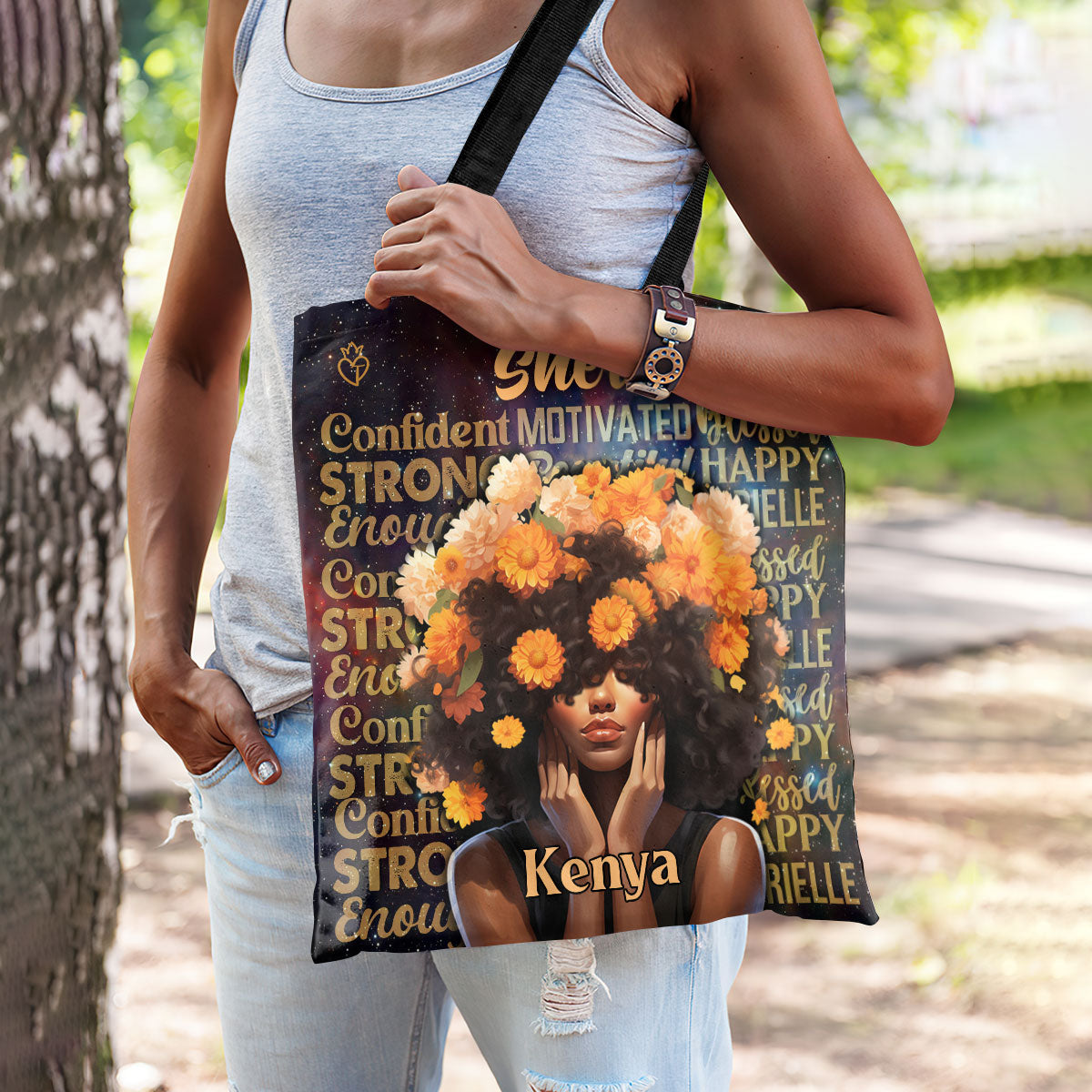 She Is - Personalized Tote Bag TCH11