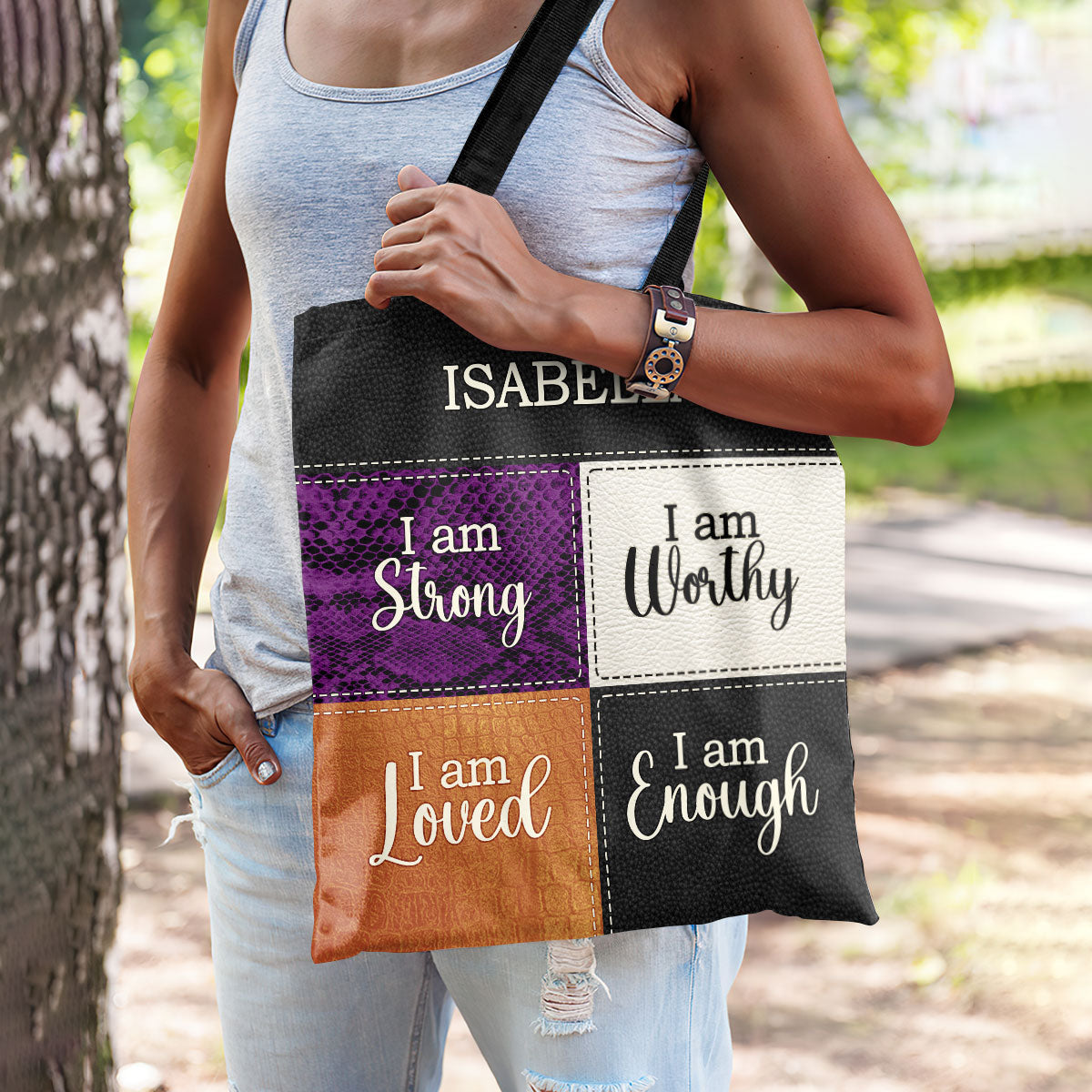 I Am Loved - Personalized Tote Bag TCHN03