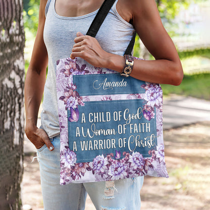 A Child Of God - Personalized Tote Bag TCM03