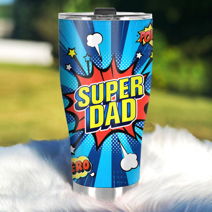 Super Dad 20oz, 30oz, 40oz Personalized Tumbler TCSSTHA02