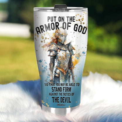 Armor Of God 20oz, 30oz, 40oz Personalized Tumbler TCSSTH845