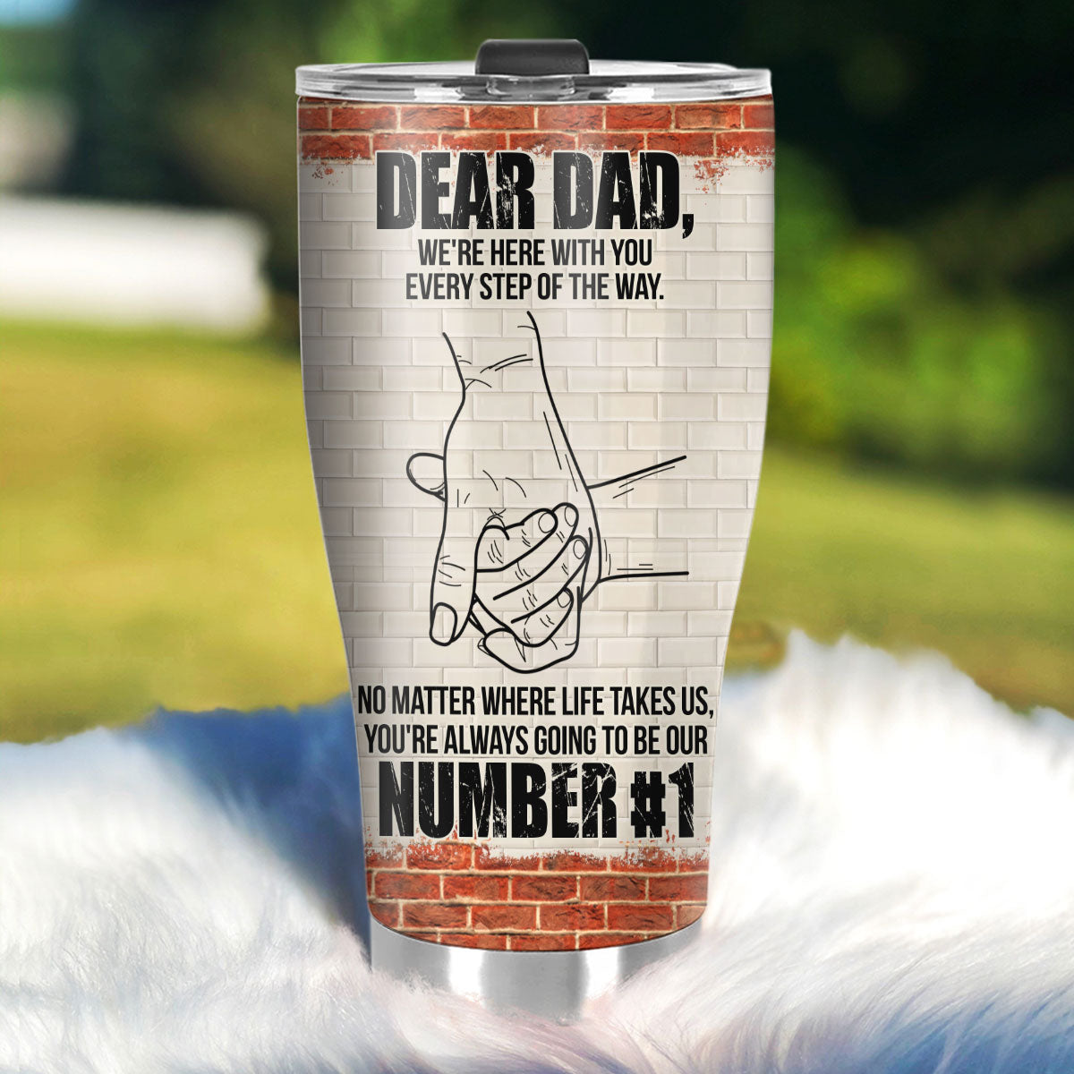 Dad Number One 20oz, 30oz, 40oz Personalized Tumbler TCSSTH844