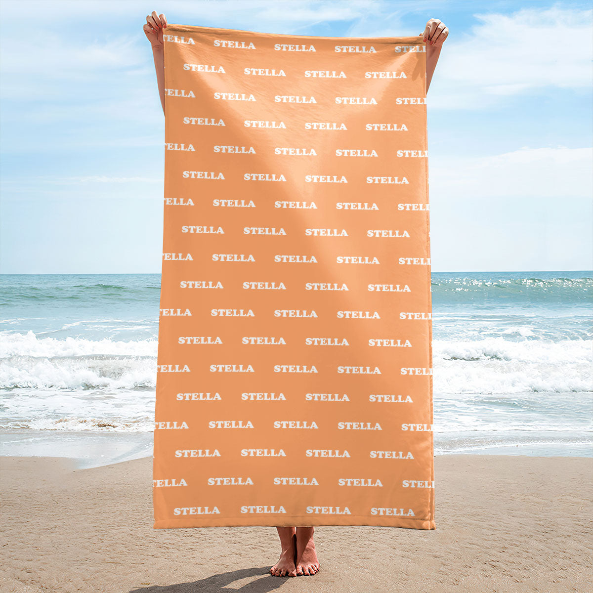 Custom Name - Personalized Beach Towel TCBTHN46