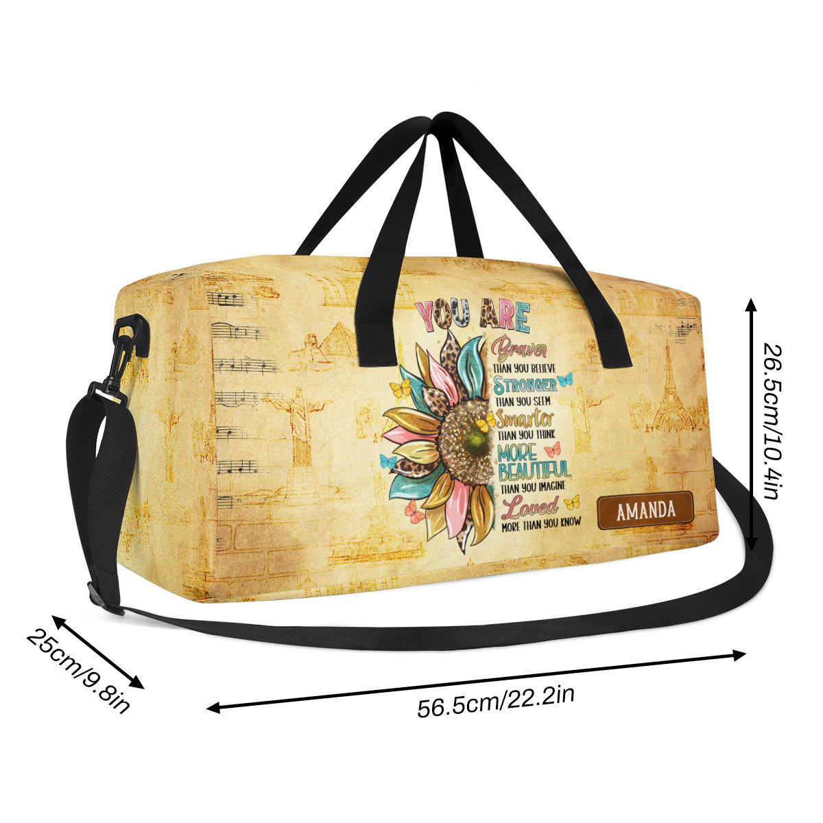 God Says You Are - Minimalist Duffle Bag TCMDBHN34