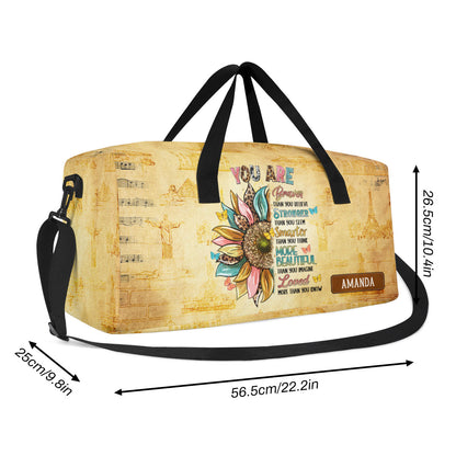 God Says You Are - Minimalist Duffle Bag TCMDBHN34