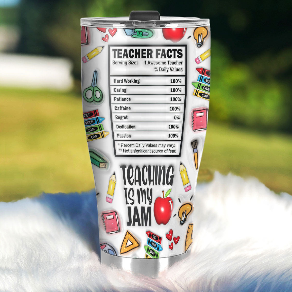 Teaching Is My Jam 20oz, 30oz, 40oz Personalized Tumbler TCSSTN23