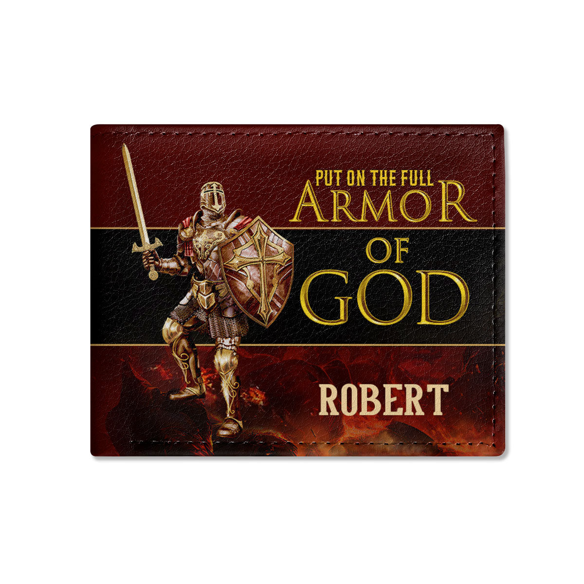 Armor Of God - Personalized Folded Wallet For Men TCLFWM1029