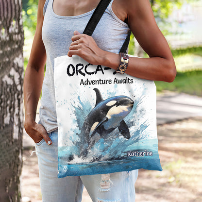 Orca-some - Personalized Tote Bag TCHN95