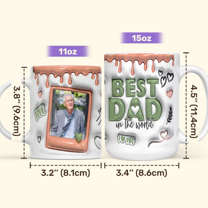 Best Dad In The World - Personalized Ceramic Coffe Mug TCCCMM1020