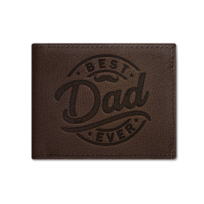 Best Dad Ever - Personalized Folded Wallet For Men TCLFWHN26