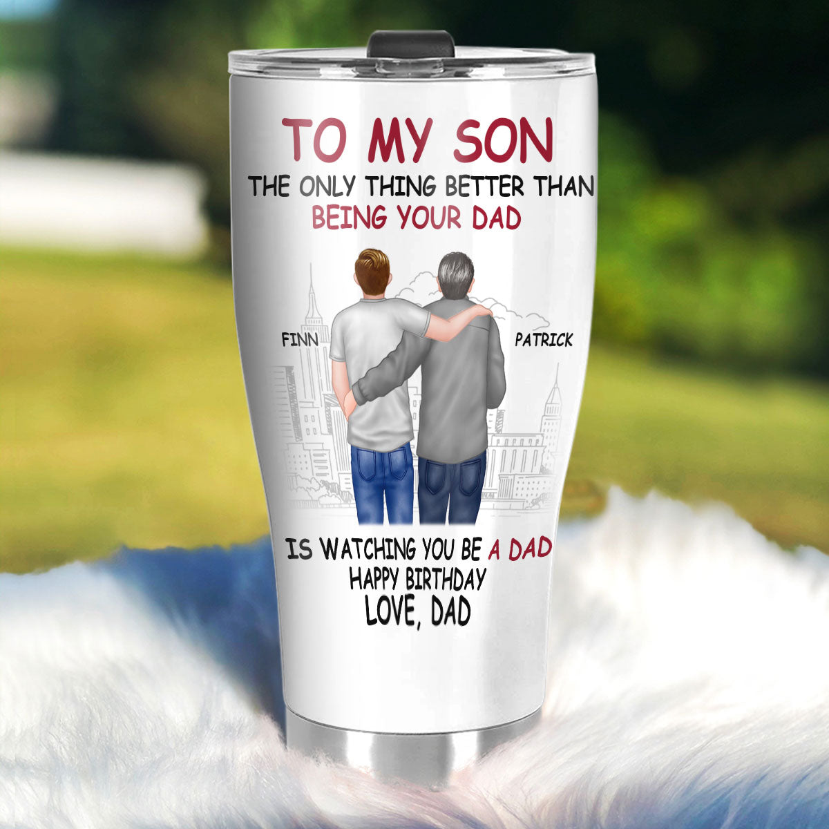 To My Son 20oz, 30oz, 40oz Personalized Tumbler TCSSTN40