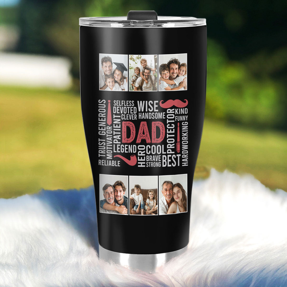 Dad Hero Handsome 20oz, 30oz, 40oz Personalized Tumbler TCSSTT44