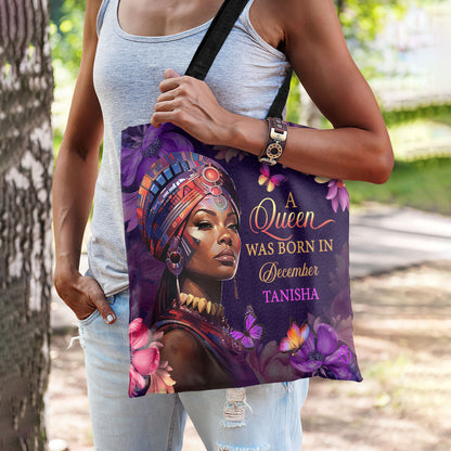 Beautiful Queen  - Personalized Tote Bag TCM15