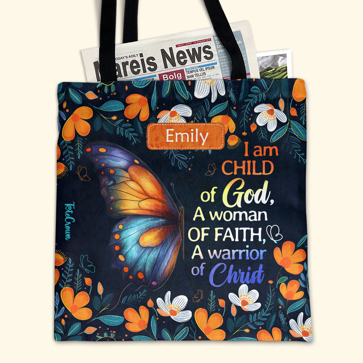 A Child Of God - Personalized Tote Bag TCHN01