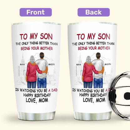 To My Son 20oz, 30oz, 40oz Personalized Tumbler TCSSTN40