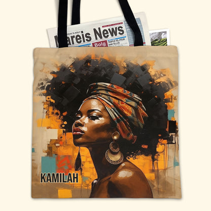 Afro Art  - Personalized Tote Bag TCM19