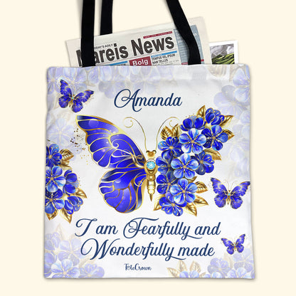 I Am Fearfully - Personalized Tote Bag TCH03