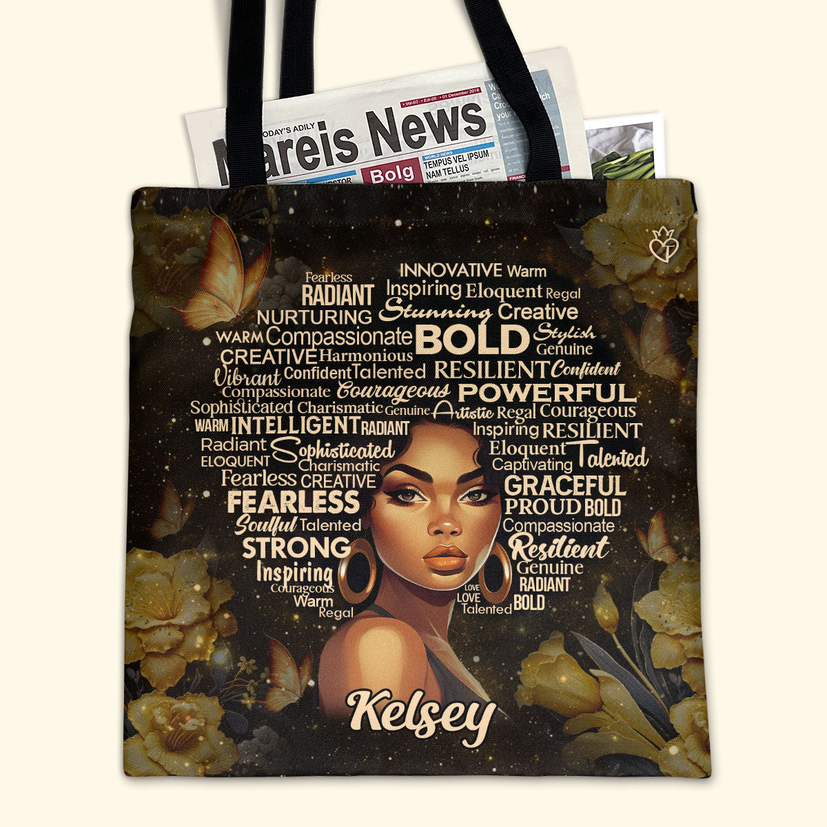 I Am Strong - Personalized Tote Bag TCH09