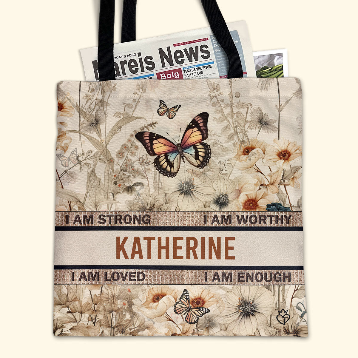 I Am Love - Personalized Tote Bag TCM13